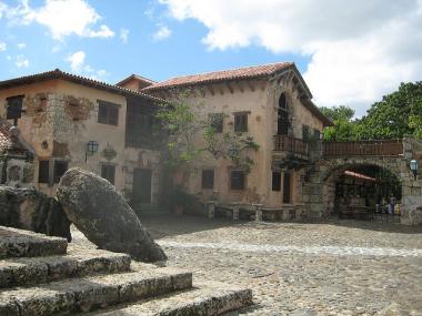 Altos de Chavón - náměstí
