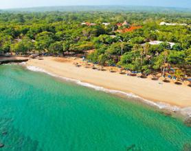 Pohled na písečnou pláž - hotel Coral Sol De Plata u Sosui